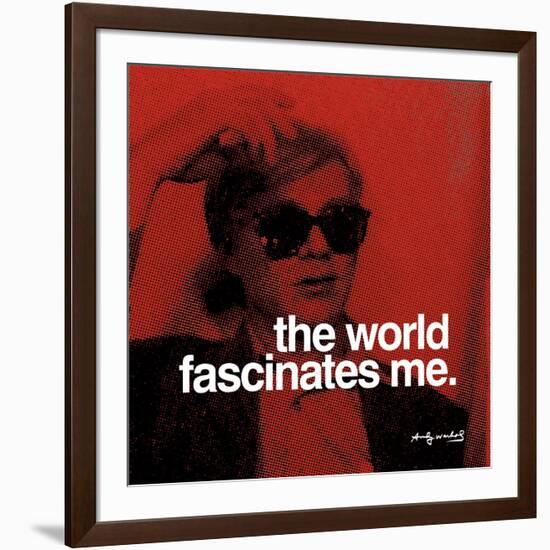 The world fascinates me-null-Framed Art Print