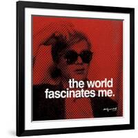 The world fascinates me-null-Framed Art Print