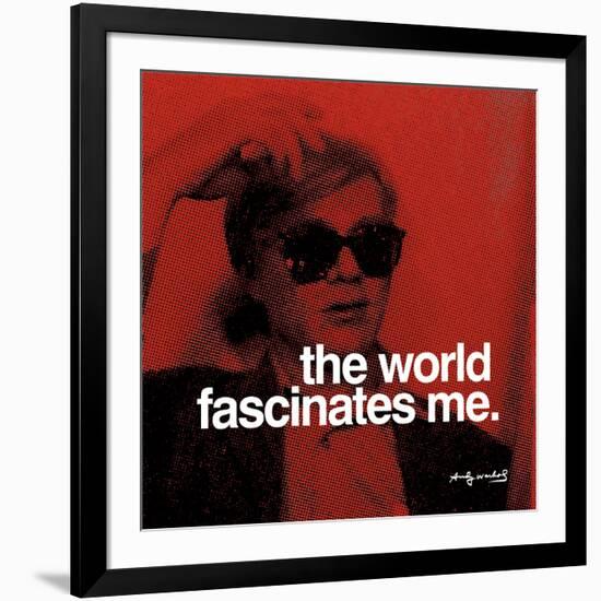 The world fascinates me-null-Framed Art Print