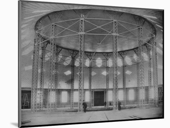 The World First Membrane Roof and Steel Gridshell in the Rotunda, 1896-Andrei Osipovich Karelin-Mounted Giclee Print