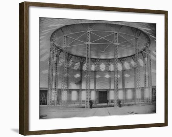 The World First Membrane Roof and Steel Gridshell in the Rotunda, 1896-Andrei Osipovich Karelin-Framed Giclee Print