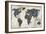 The World I-Russell Brennan-Framed Art Print