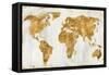 The World In Gold-Russell Brennan-Framed Stretched Canvas
