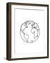 The World in Love-Hanna Lee Tidd-Framed Giclee Print