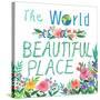 The World Is a Beautiful Place-Ling's Workshop-Stretched Canvas