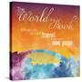 The World is A Book-Lauren Gibbons-Stretched Canvas
