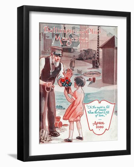 The World Is Filled with Beauty-Charles H. Dickson-Framed Giclee Print