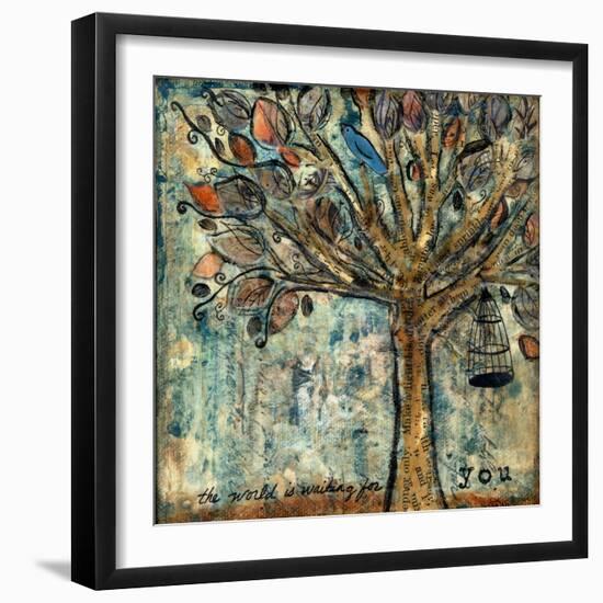 The World Is Waiting for You-Wyanne-Framed Premium Giclee Print