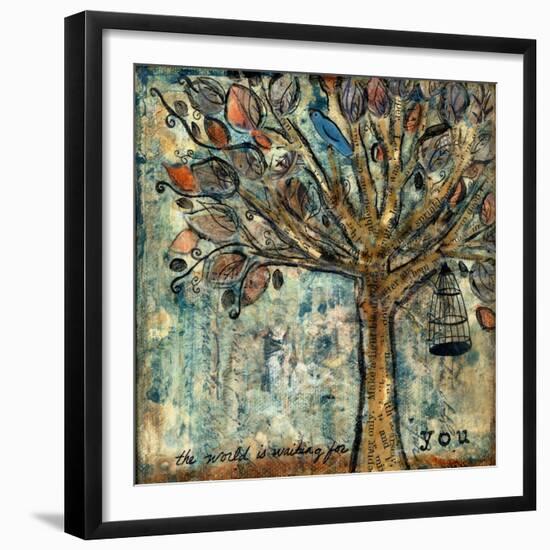 The World Is Waiting for You-Wyanne-Framed Giclee Print