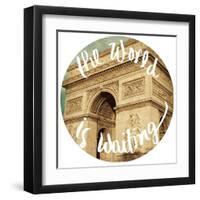 The World Is Waiting-Emily Navas-Framed Art Print