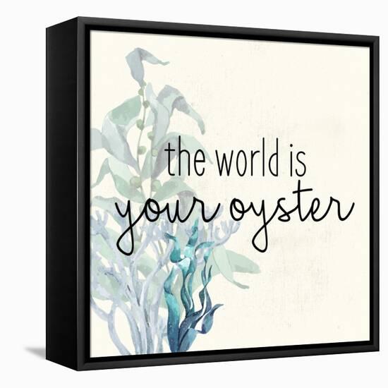 The World Is-Ann Bailey-Framed Stretched Canvas