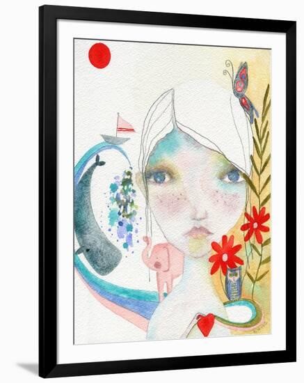 The World Keeps Moving-Wyanne-Framed Premium Giclee Print