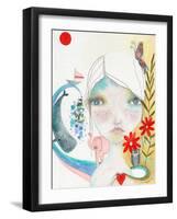 The World Keeps Moving-Wyanne-Framed Giclee Print