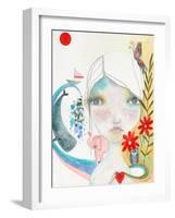 The World Keeps Moving-Wyanne-Framed Giclee Print