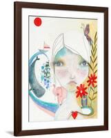 The World Keeps Moving-Wyanne-Framed Giclee Print