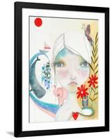 The World Keeps Moving-Wyanne-Framed Giclee Print