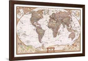 The World Map-null-Framed Poster