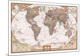 The World Map-null-Mounted Poster