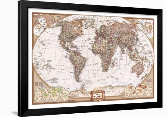 The World Map-null-Framed Poster