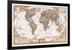 The World Map-null-Framed Poster