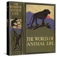 The World of Animal Life Book Front Cover-null-Stretched Canvas