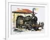 The World of Speed and Power: A Honschel Constructed 2-6-4 Tank Locomotive of 1929 Vintage-John S. Smith-Framed Giclee Print