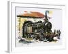 The World of Speed and Power: A Honschel Constructed 2-6-4 Tank Locomotive of 1929 Vintage-John S. Smith-Framed Giclee Print