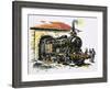 The World of Speed and Power: A Honschel Constructed 2-6-4 Tank Locomotive of 1929 Vintage-John S. Smith-Framed Giclee Print