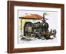 The World of Speed and Power: A Honschel Constructed 2-6-4 Tank Locomotive of 1929 Vintage-John S. Smith-Framed Giclee Print