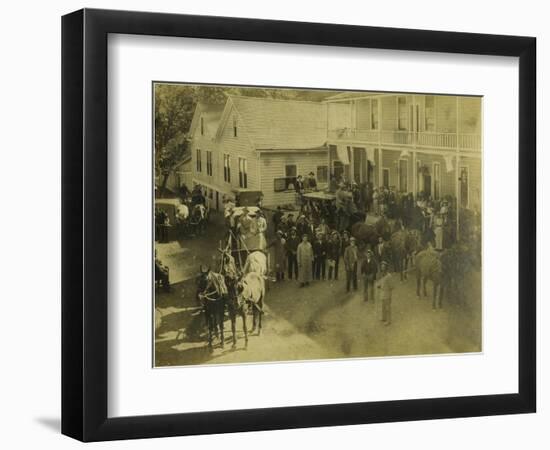 The World Of Stagecoach Transportation, California-null-Framed Art Print