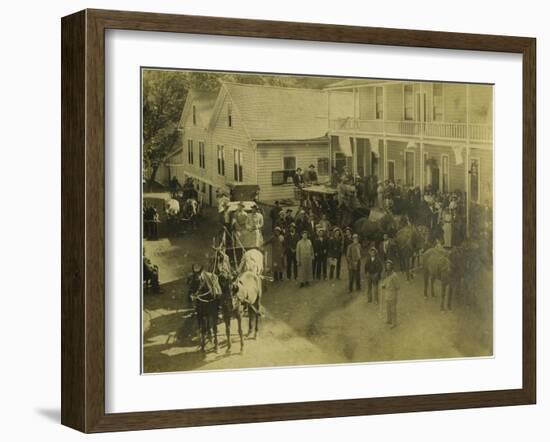 The World Of Stagecoach Transportation, California-null-Framed Art Print