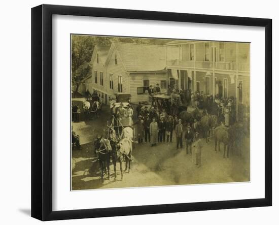 The World Of Stagecoach Transportation, California-null-Framed Art Print