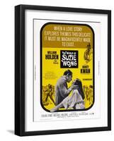 The World of Suzie Wong, from Left: William Holden, Nancy Kwan, 1960-null-Framed Art Print