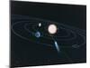 The World of the Inner Solar System-Digital Vision.-Mounted Photographic Print