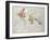 The World on Mercator's Projection, 1920-null-Framed Giclee Print