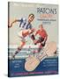 The World's Best', Poster Advertising Paton's Cup Tie Boot Laces-null-Stretched Canvas