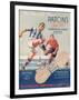 The World's Best', Poster Advertising Paton's Cup Tie Boot Laces-null-Framed Giclee Print
