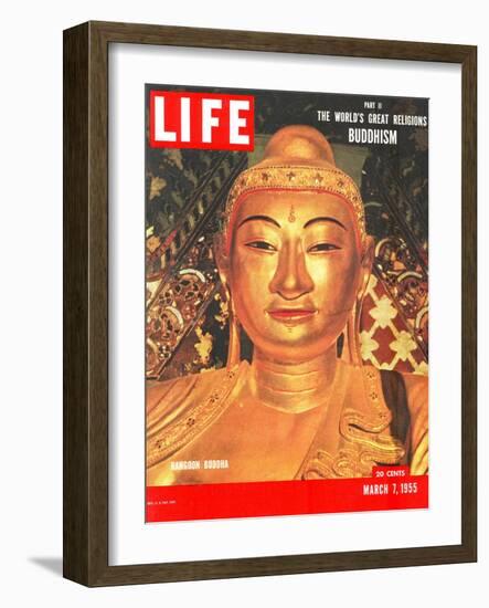 The World's Great Religions: Buddhism, March 7, 1955-Howard Sochurek-Framed Photographic Print