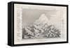 The World's Highest Mountains Headed by Kanchenjunga-T. Gobert-Framed Stretched Canvas