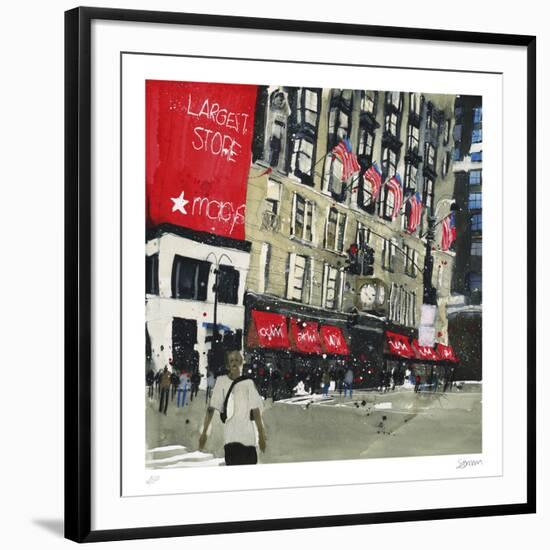 The World's Largest Store, New York-Susan Brown-Framed Collectable Print