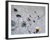 The World's Longest Dinosaur Tracks, Cretaceous Titanosaurus, Near Sucre, Bolivia, South America-Tony Waltham-Framed Photographic Print