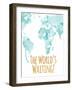 The World's Waiting-null-Framed Art Print