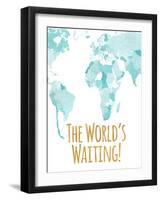 The World's Waiting-null-Framed Art Print