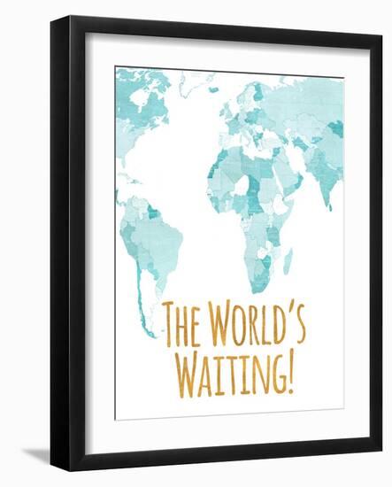 The World's Waiting-null-Framed Art Print