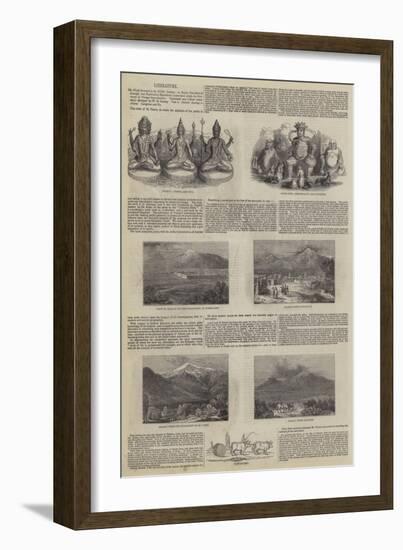 The World Surveyed in the Xixth Century-null-Framed Giclee Print