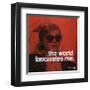 The World-null-Framed Art Print