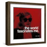 The World-null-Framed Art Print