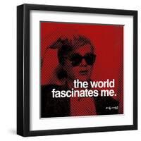 The World-null-Framed Art Print