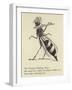 The Worrying Whizzing Wasp-Edward Lear-Framed Giclee Print