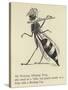 The Worrying Whizzing Wasp-Edward Lear-Stretched Canvas